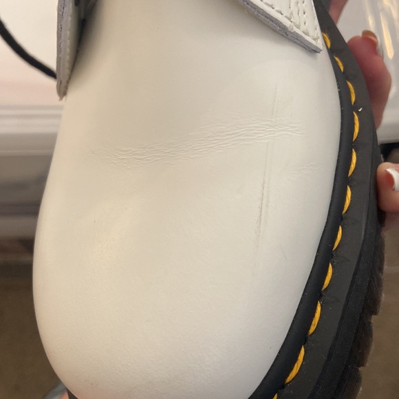 *SOLD* Doc Marten Jadon UK version white platform side zip boot size 8.5 - Picture 13 of 16